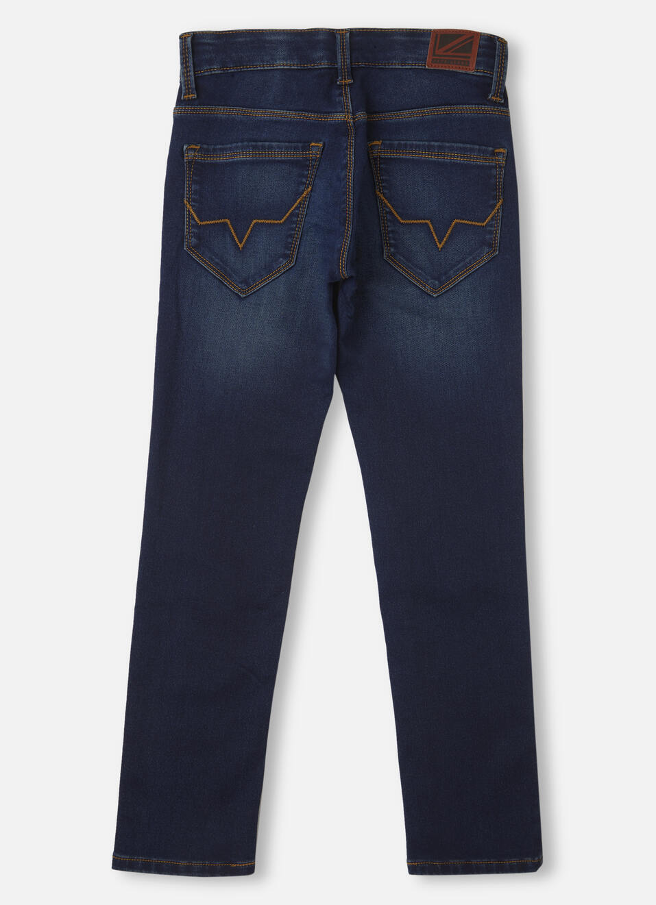 Boys Cash Dark Blue Mid Rise Jogger Fit Gymindigo Jeans, , large image number 1