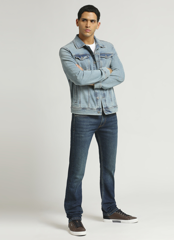 Vapour Dark Blue Mid Rise Slim Fit Jeans