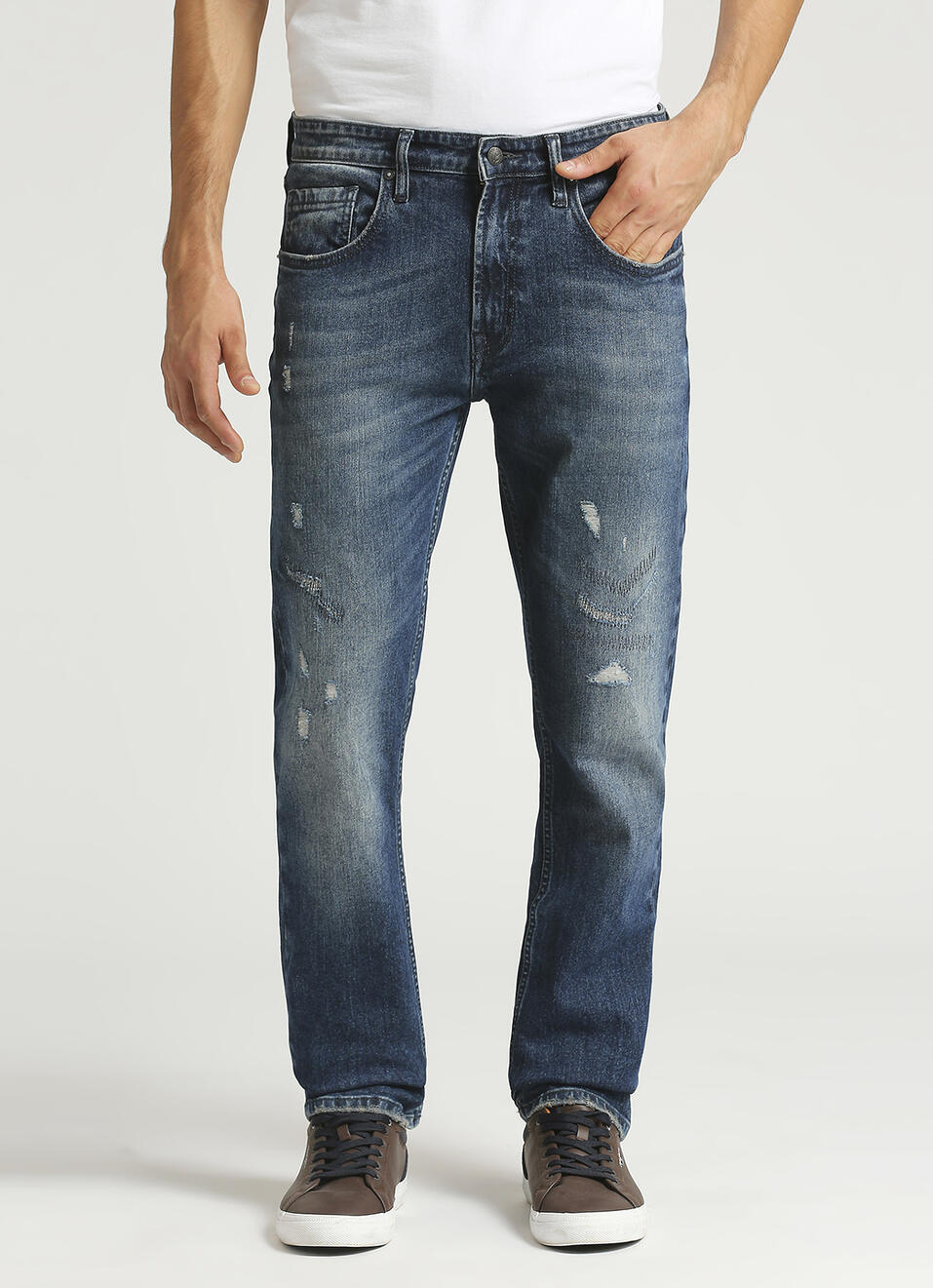 Vapour Mid Rise Slim Fit Jeans, , large image number 2