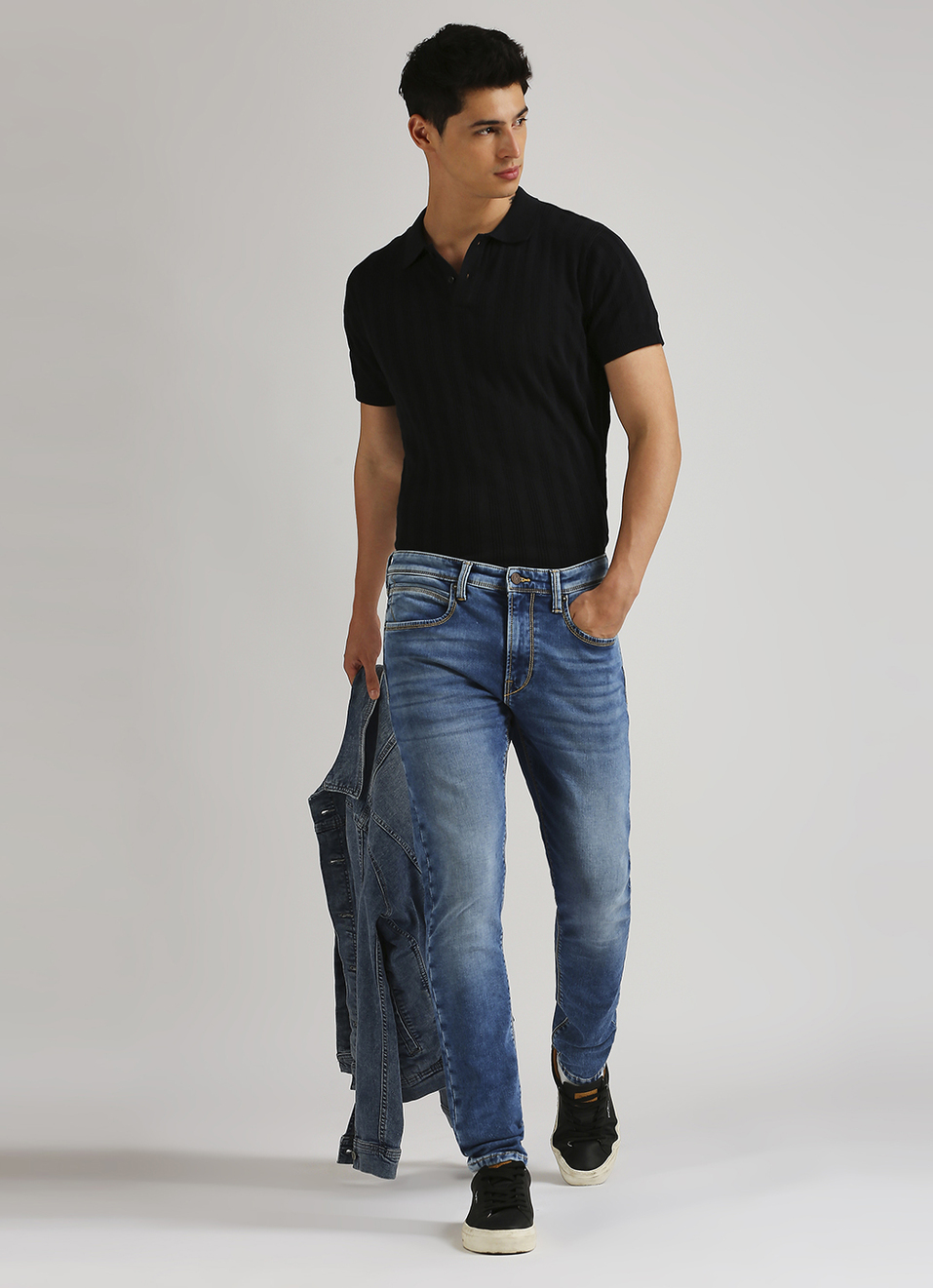 Chinox Mid Rise Skinny Fit Gymindigo Jeans, , large image number 1