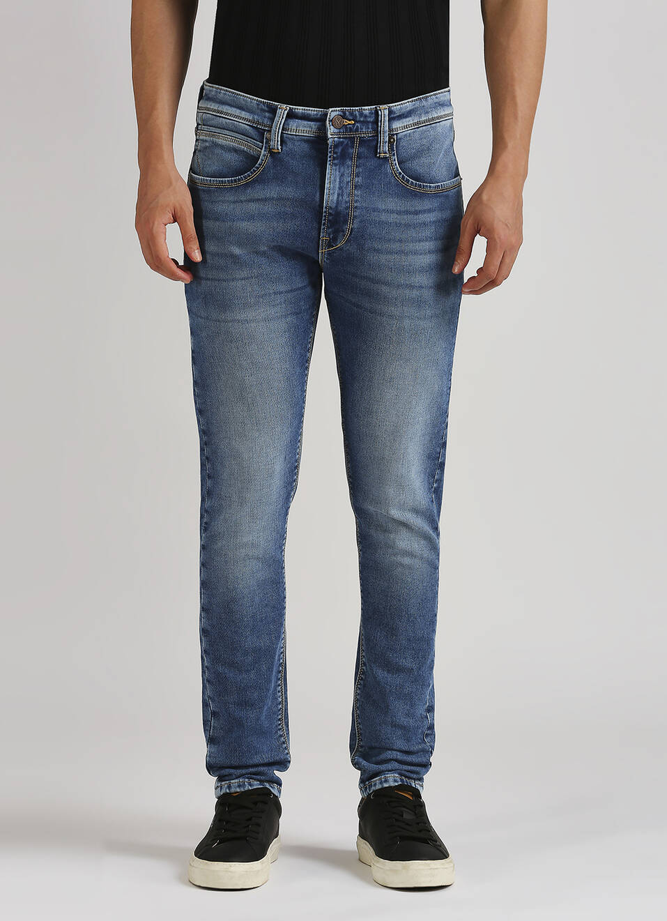 Chinox Mid Rise Skinny Fit Gymindigo Jeans, , large image number 2