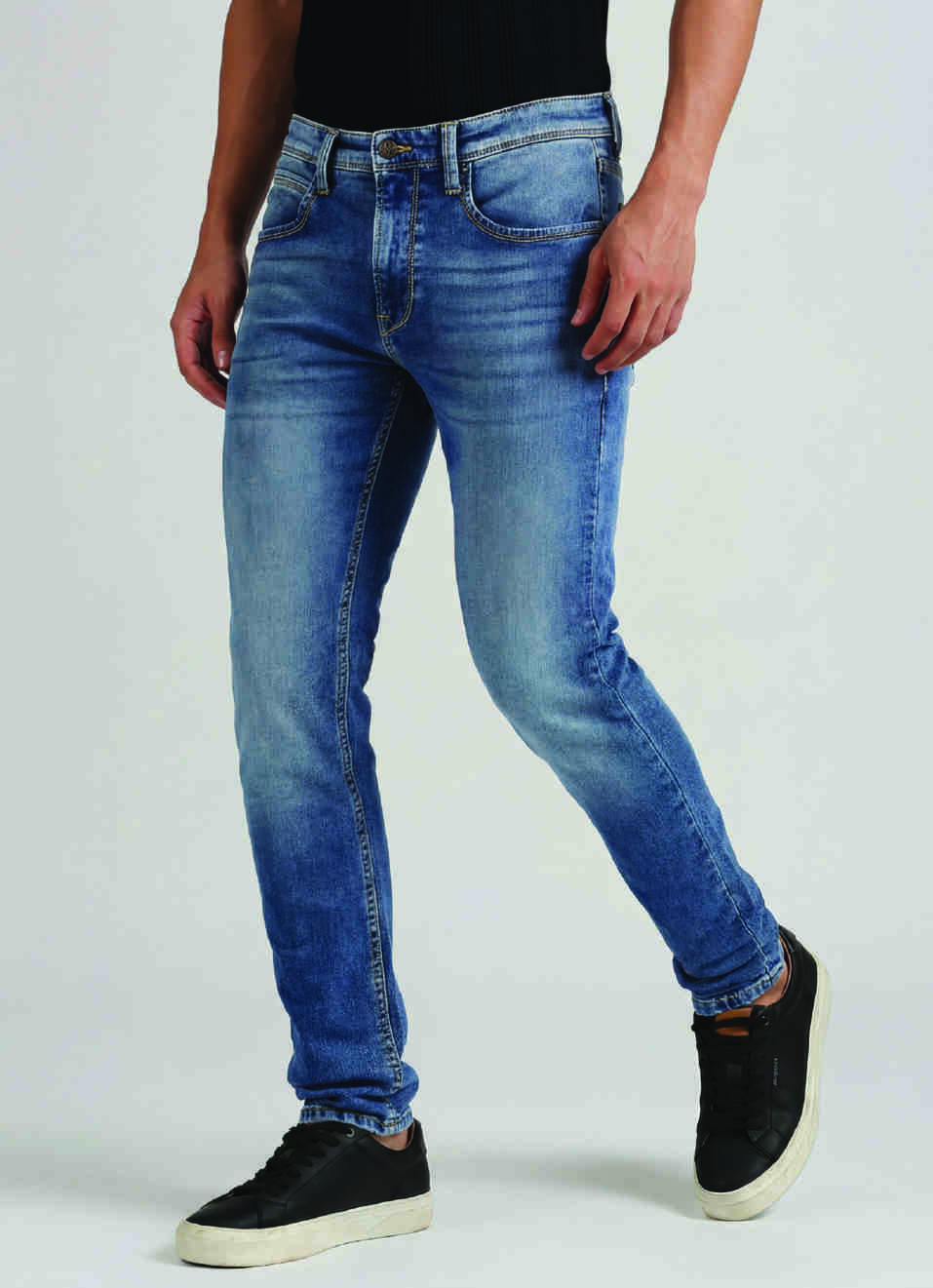 Chinox Mid Rise Skinny Fit Gymindigo Jeans, , large image number 0