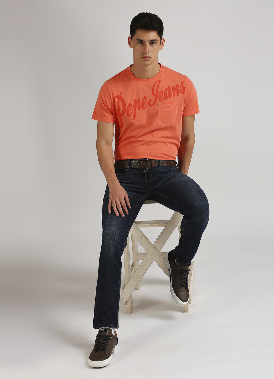 Vapour Low Rise Tapered Jeans, , large image number 1