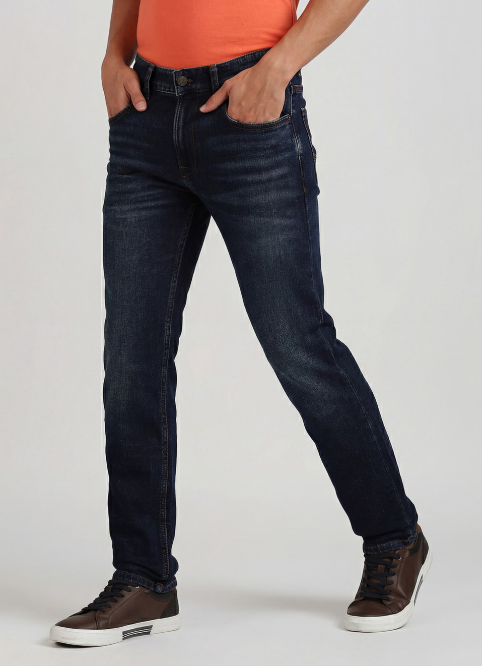 Vapour Low Rise Tapered Jeans, , large image number 0