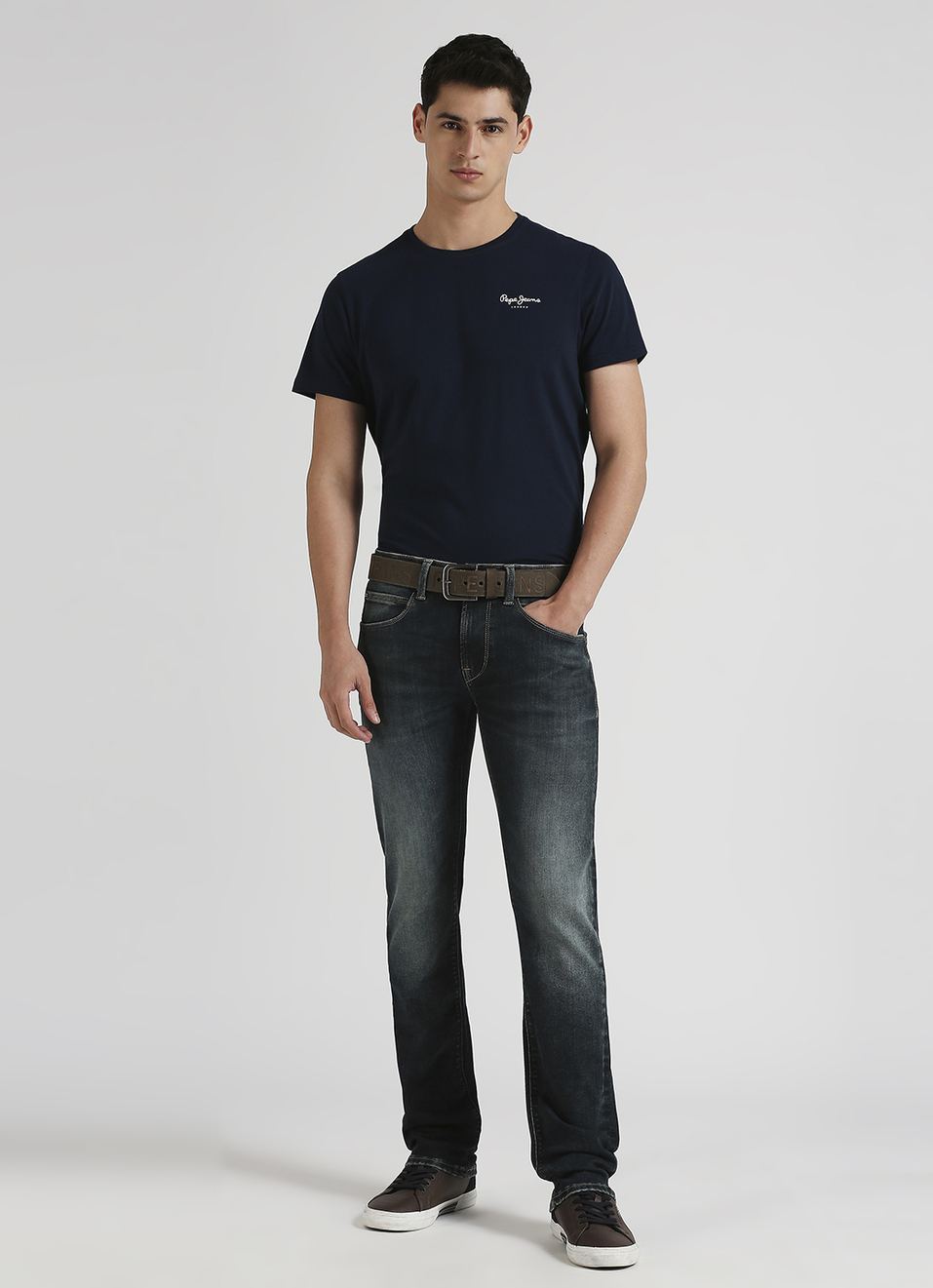 Vapour Mid Rise Slim Fit Powerflex Jeans, , large image number 1