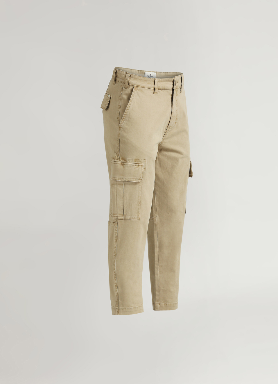 Khaki Overdyed Cargo Pants, , large image number 7
