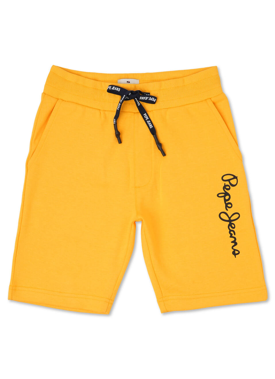 Boys Gold Brand Print Interlock Knit Shorts, , large image number 0