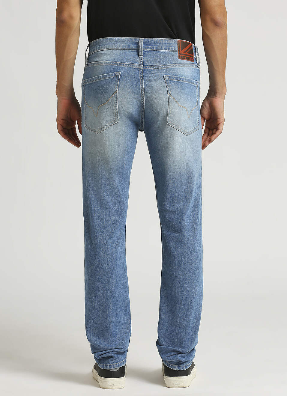 Vapour Light Blue Mid Rise Slim Fit Jeans, , large image number 1