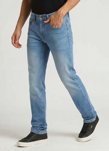 Vapour Light Blue Mid Rise Slim Fit Jeans