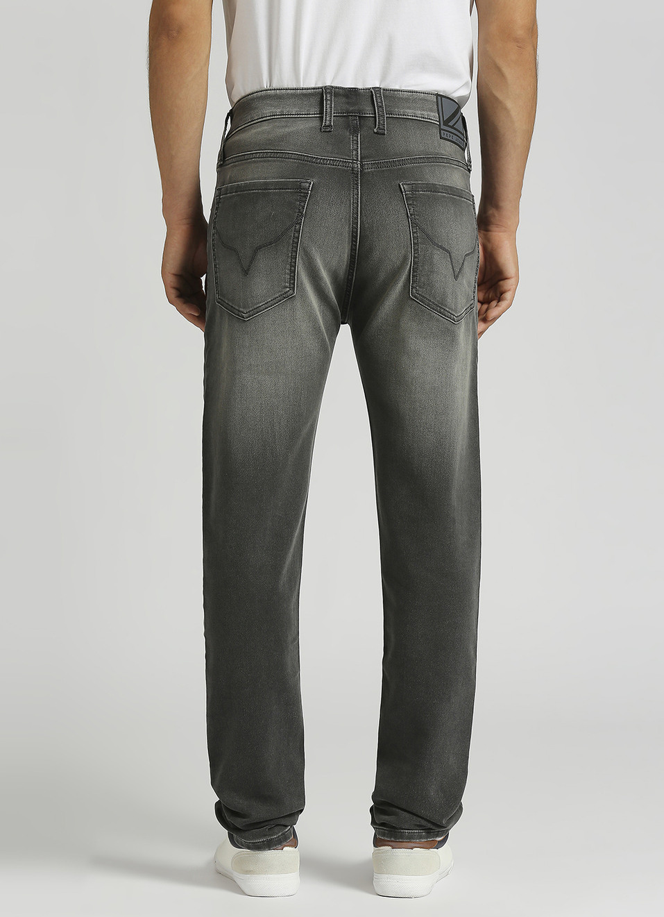 Chinox Grey Mid Rise Skinny Jeans, , large image number 3
