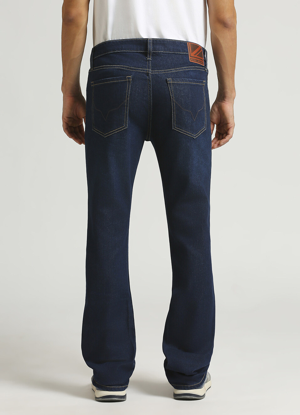 Raw Mid Rise Bootcut Jeans, , large image number 4