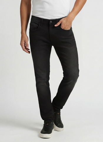 Chinox Black Mid Rise Skinny Jeans