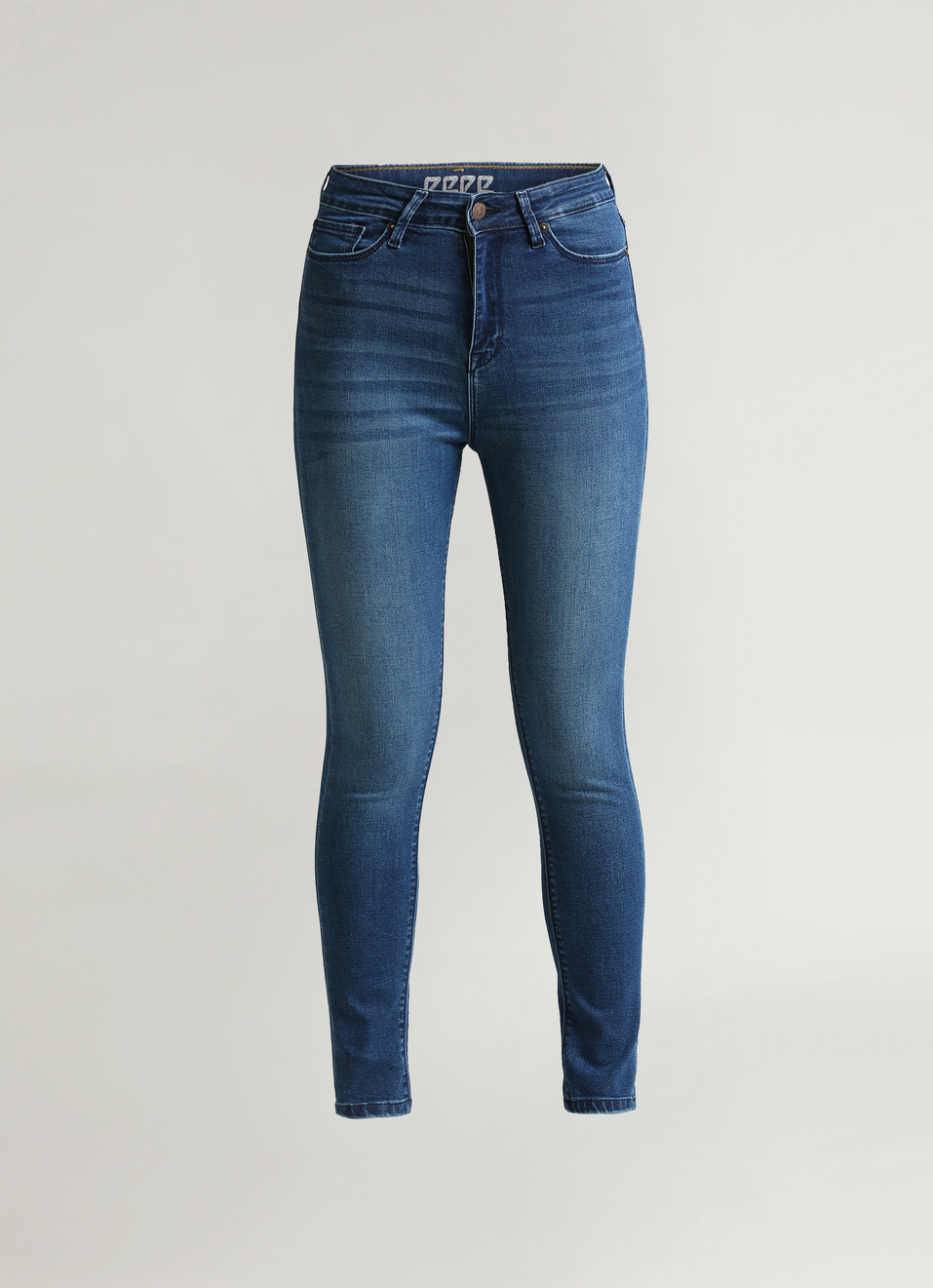 Dion Blue High Waist Skinny Fit Jeans, , large image number 6