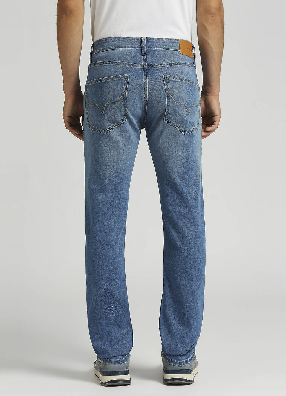 Vapour Ocean Blue Mid Rise Slim Fit Jeans, , large image number 3