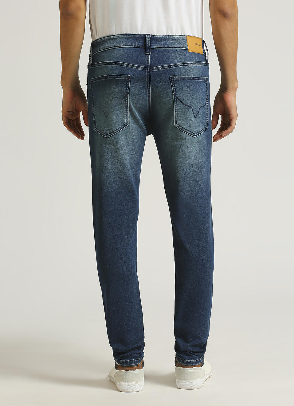 Chinox Dark Blue Mid Rise Skinny Fit Jeans, , large image number 1