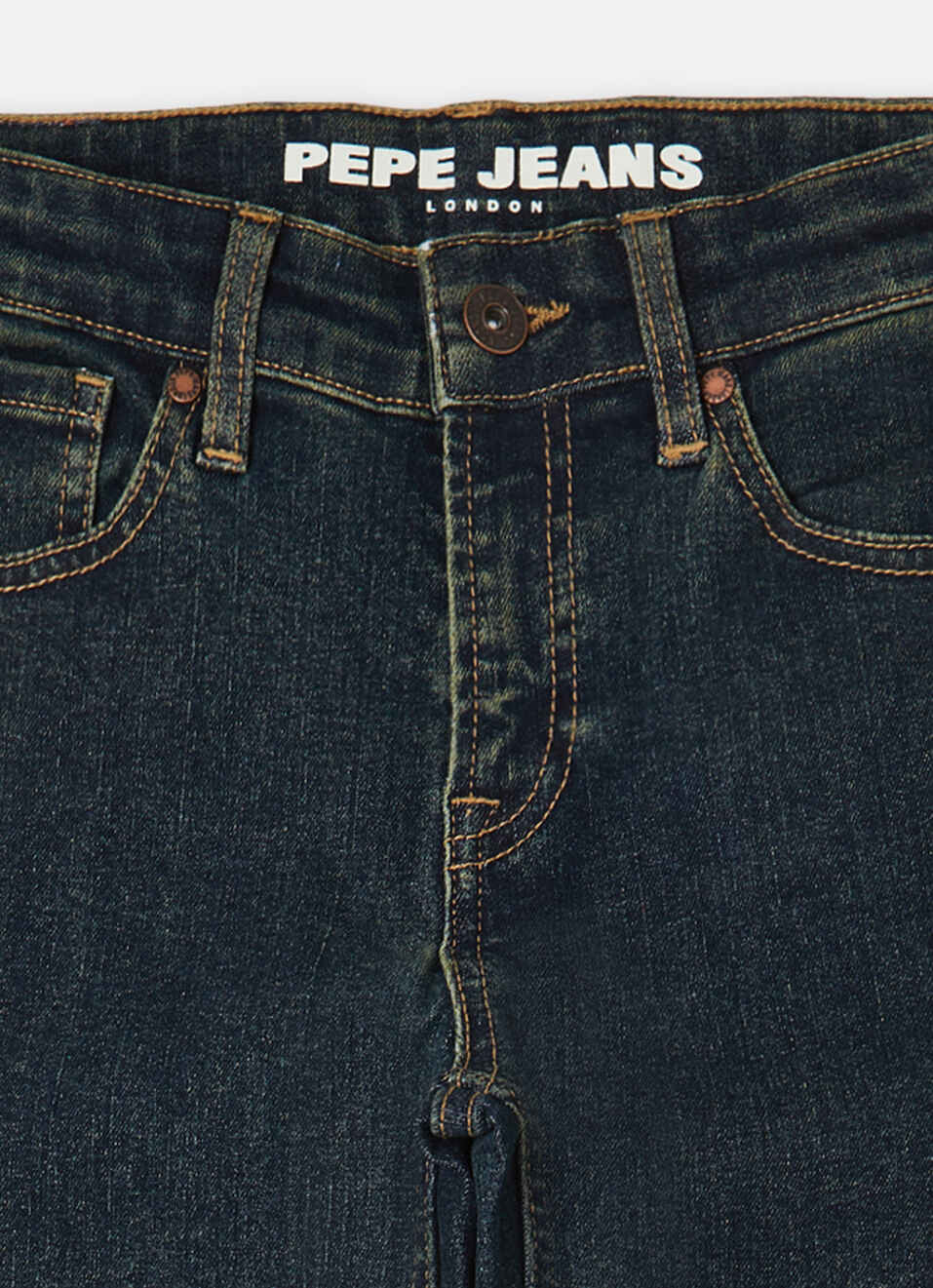 Boys Skater Blue Mid Rise Wide Leg Jeans, , large image number 2