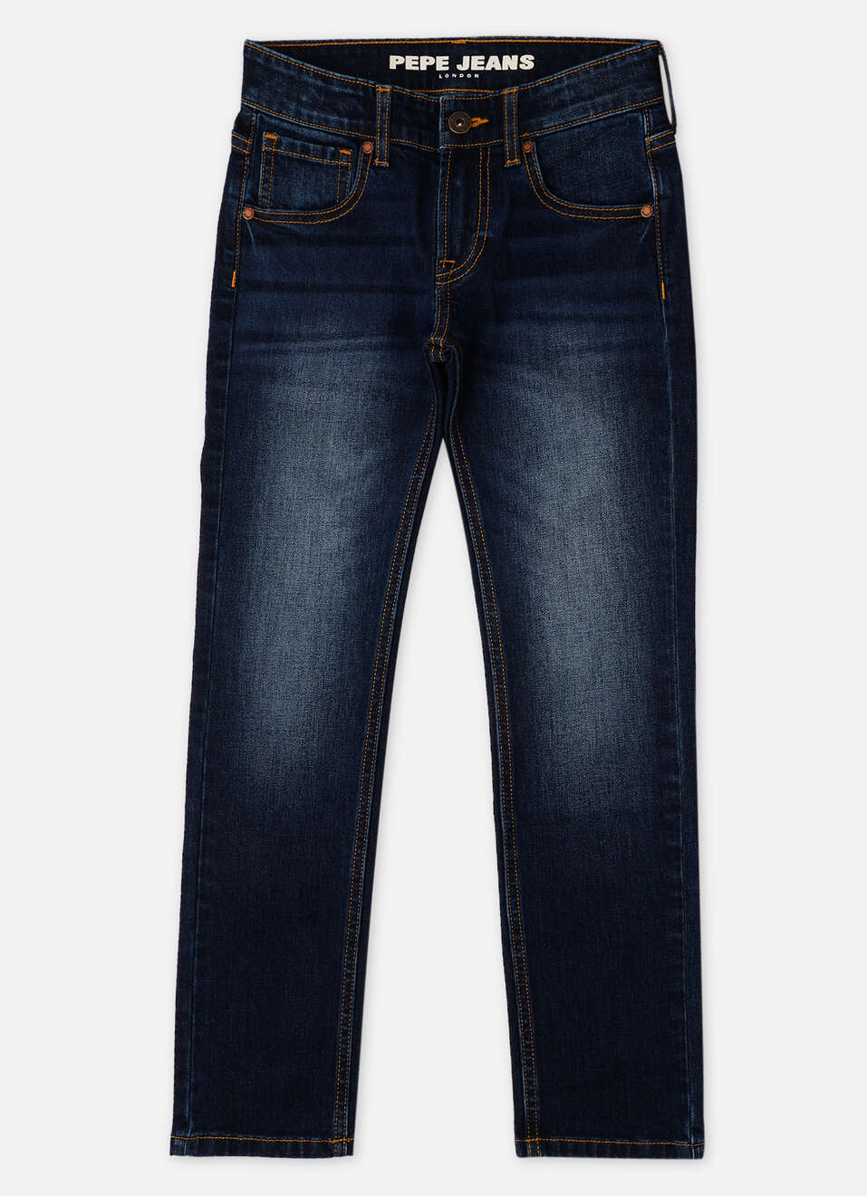 Boys  Blue Mid Waist Slim Jeans, , large image number 0