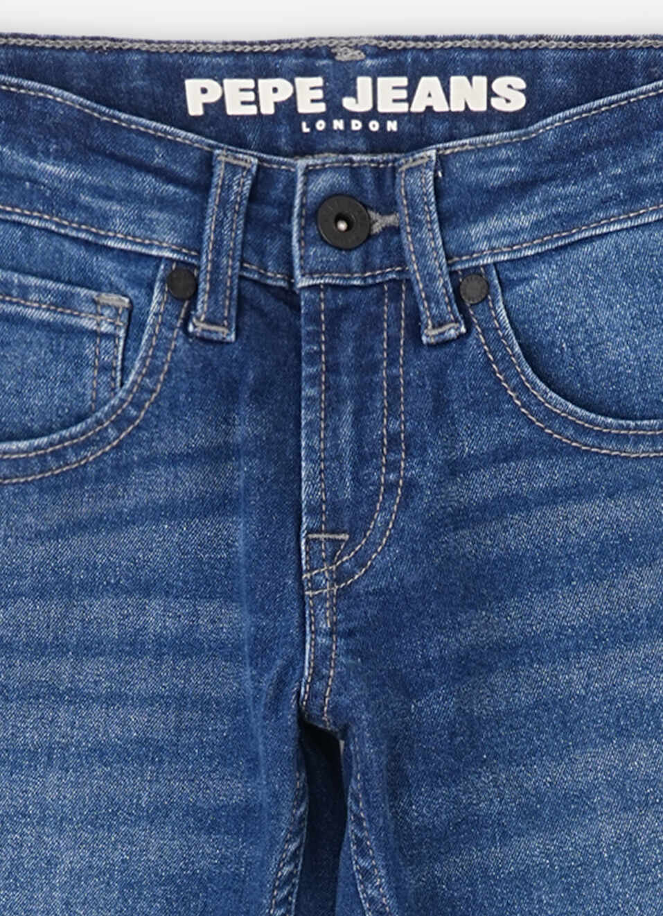 Boys  Blue Mid Waist Slim Jeans, , large image number 2