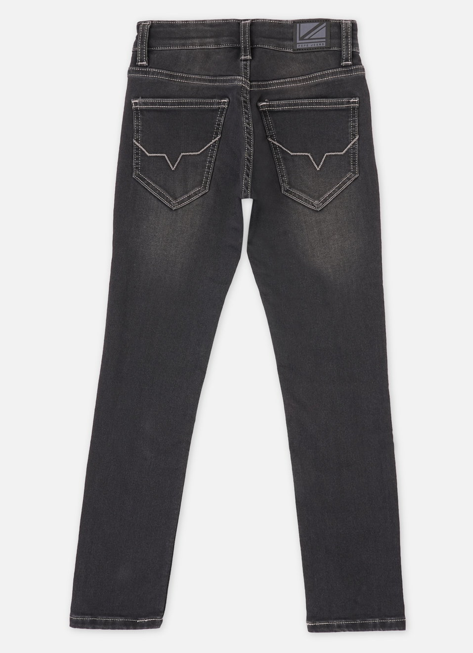 Boys  Grey Mid Waist Slim Gymindigo Jeans, , large image number 1