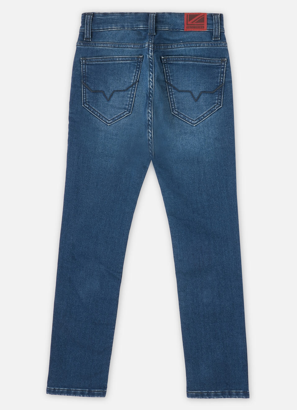 Boys  Blue Mid Waist Slim Gymindigo Jeans, , large image number 1