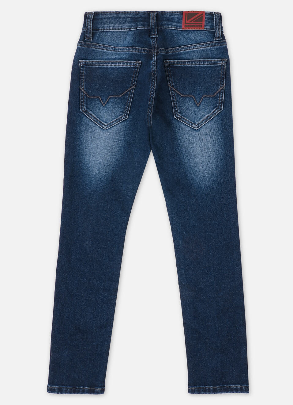 Boys  Blue Mid Waist Slim Gymindigo Jeans, , large image number 1