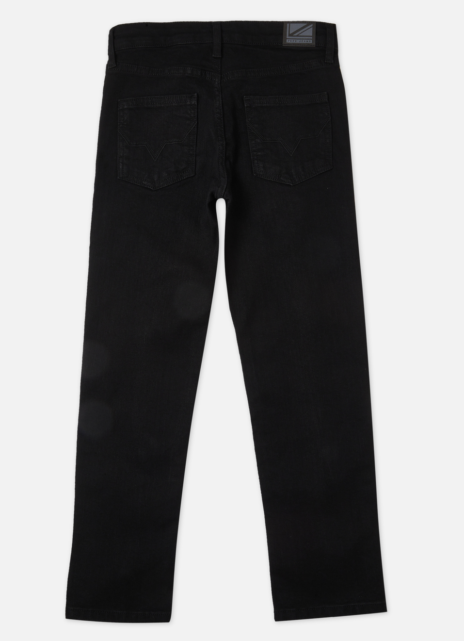 Boys Skater Black Mid Rise Wide Leg Jeans, , large image number 1