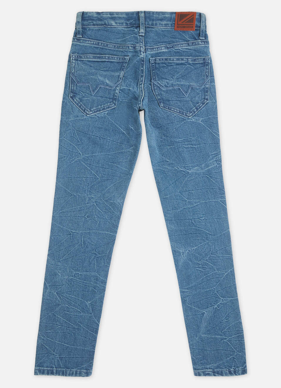 Boys  Blue Mid Waist Slim Jeans, , large image number 1