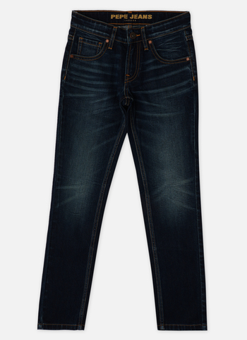 Boys  Blue Mid Waist Slim Jeans