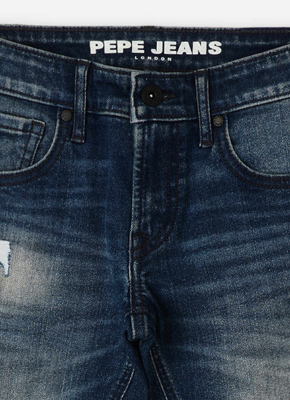 Boys Blue Mid Waist Straight Jeans, , large image number 2
