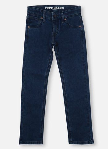 Boys  Blue Mid Rise Slim Jeans