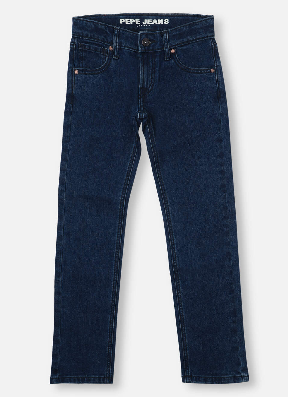 Boys  Blue Mid Rise Slim Jeans, , large image number 0