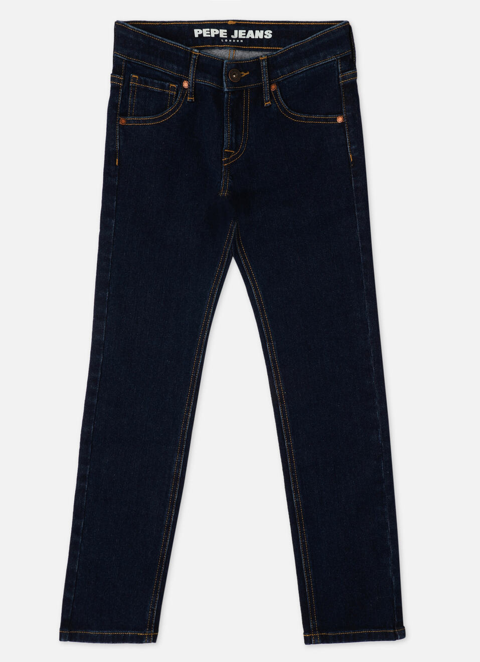 Boys  Blue Mid Waist Slim Jeans, , large image number 0