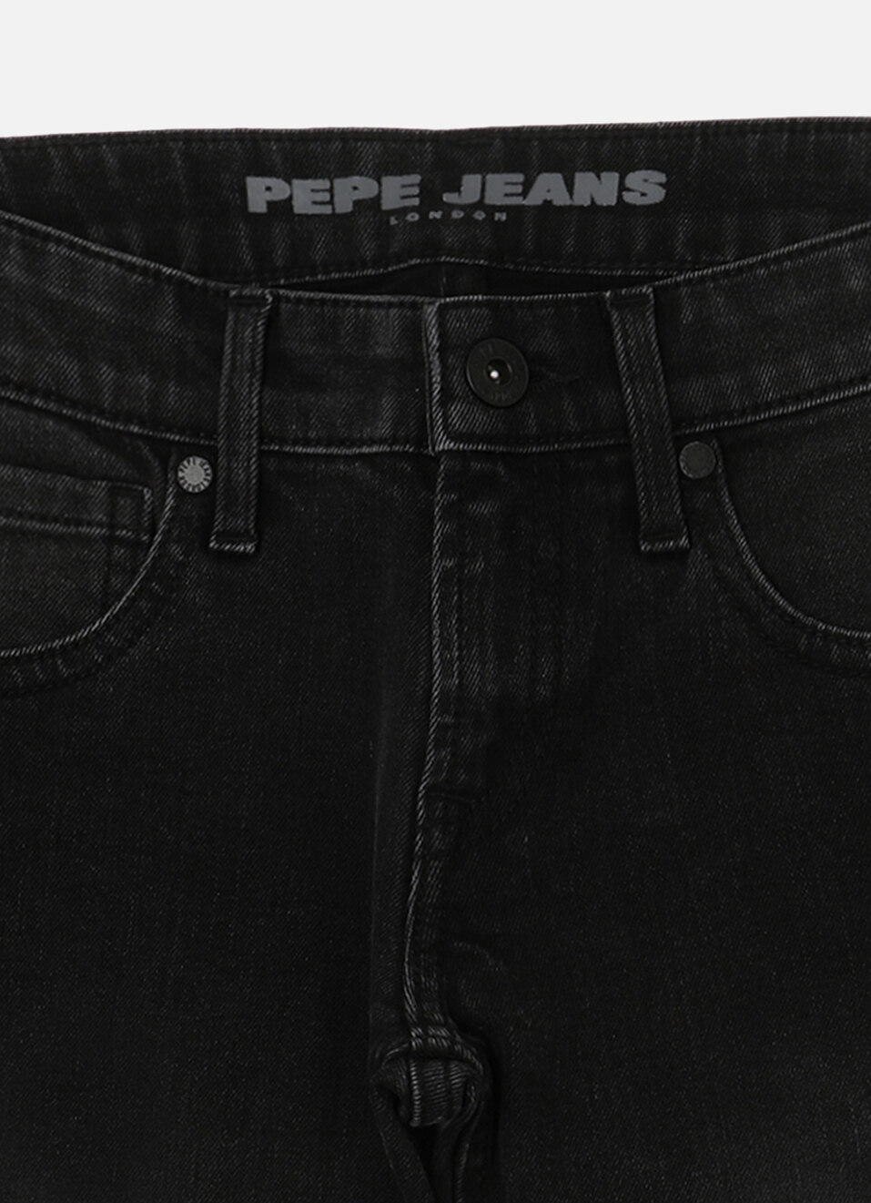 Boys  Black Mid Rise Slim Jeans, , large image number 2