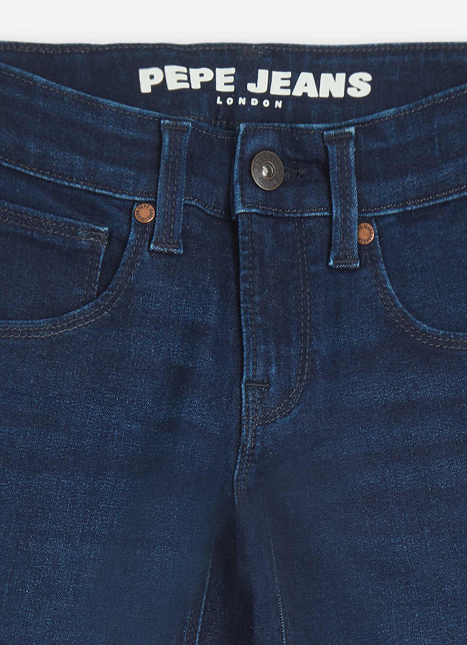 Boys  Blue Mid Waist Slim Powerflex Jeans, , large image number 2