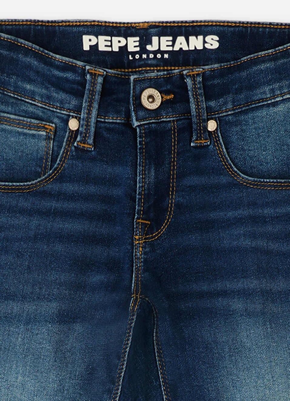Boys  Blue Mid Waist Slim Powerflex Jeans, , large image number 2