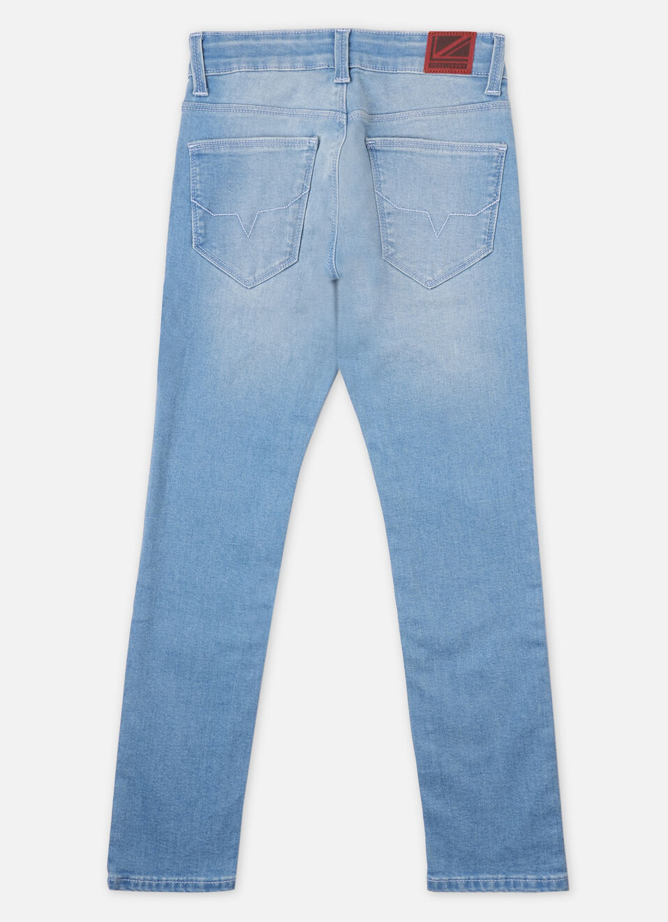 Boys  Blue Mid Waist Slim Powerflex Jeans, , large image number 1