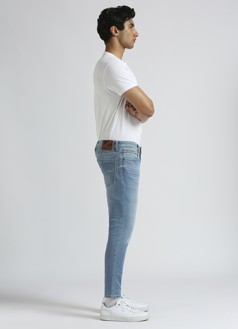 Oliver Blue Mid Waist Gymindigo Ankle Jeans, , large image number 5