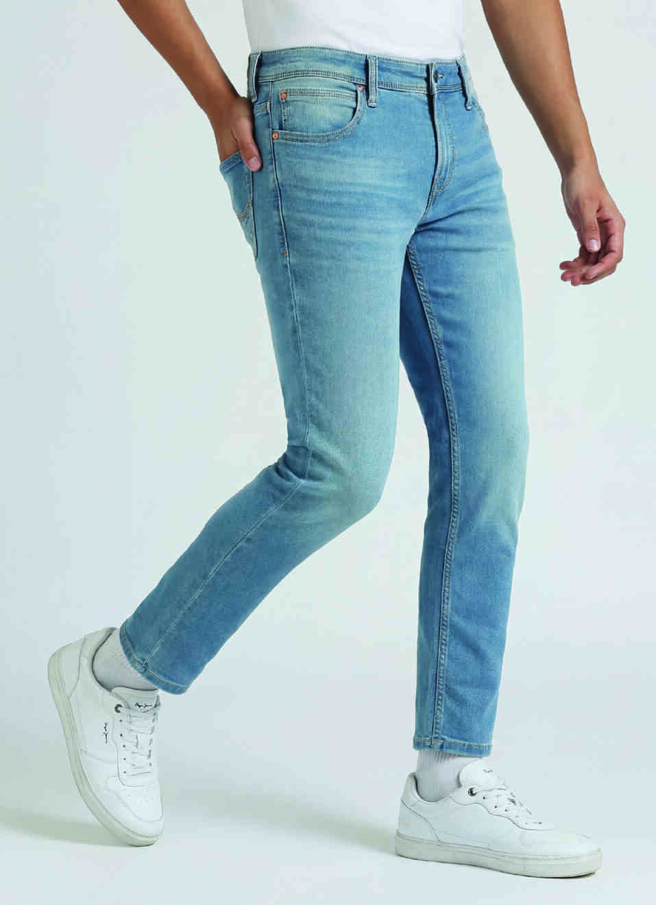 Oliver Blue Mid Waist Gymindigo Ankle Jeans, , large image number 0