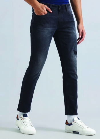 Oliver Black Mid Waist Ankle Jeans