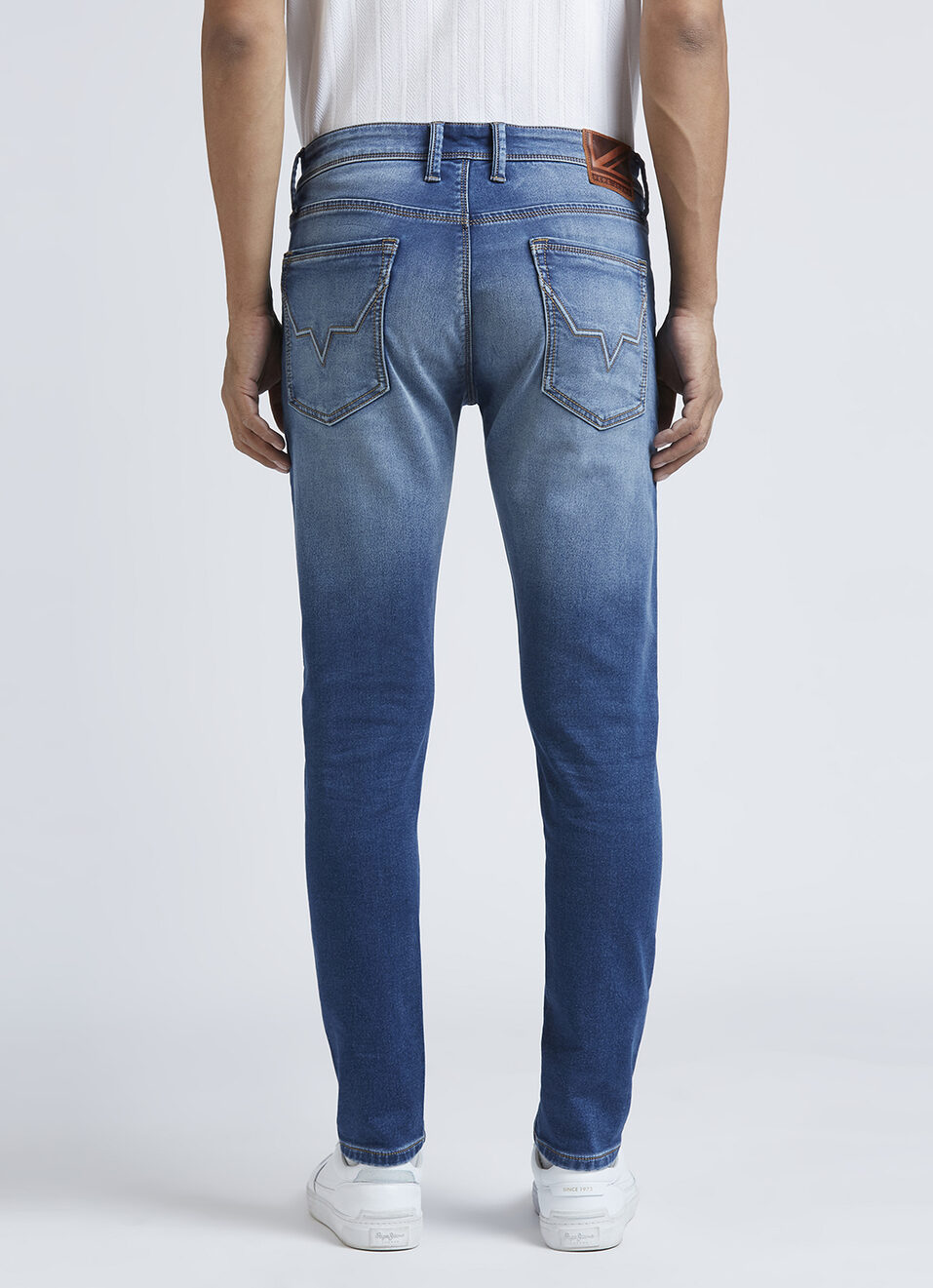 Chinox Blue Mid Waist Gymindigo Jeans, , large image number 4