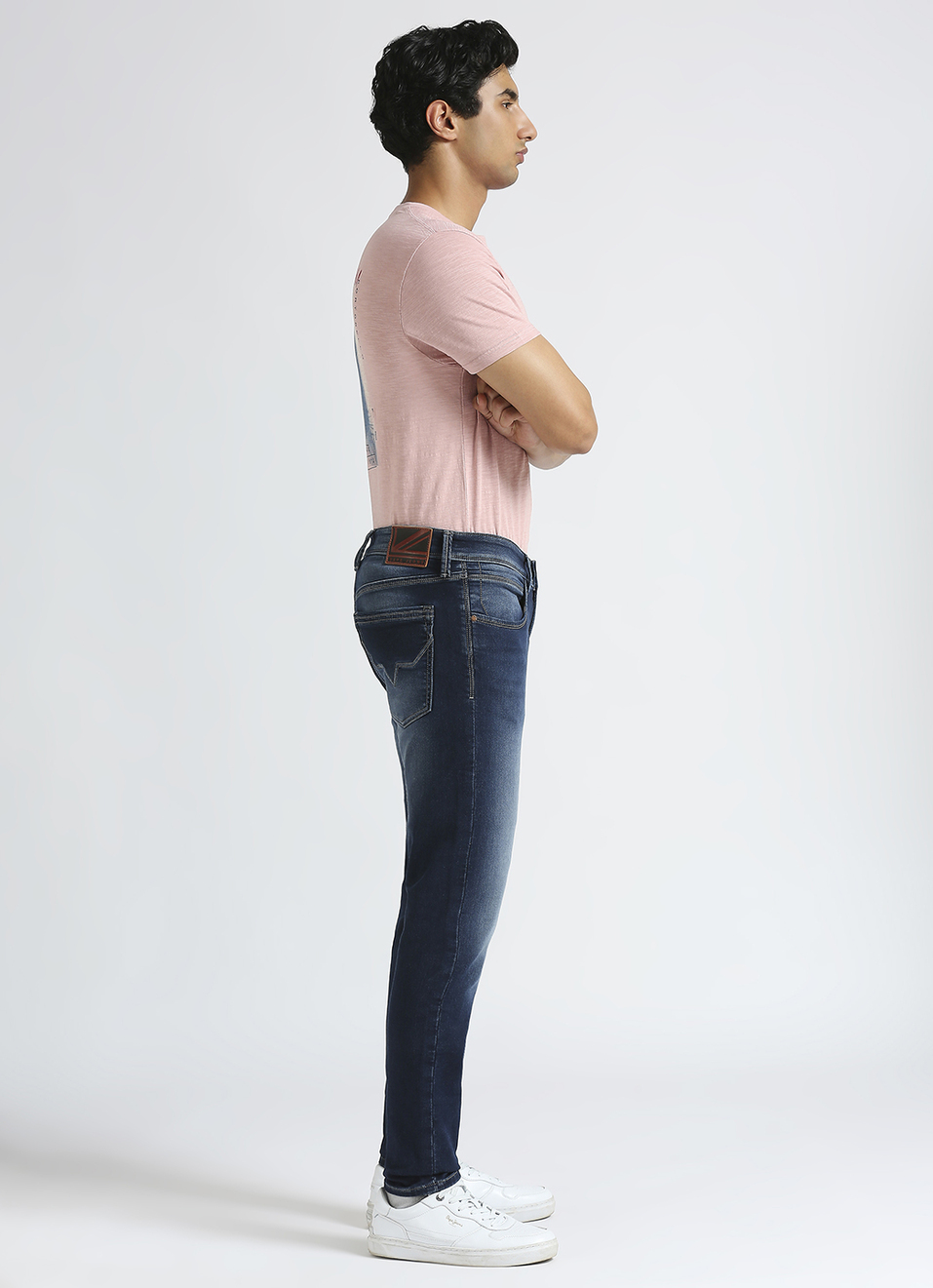 Chinox Blue Mid Waist Gymindigo Jeans, , large image number 5