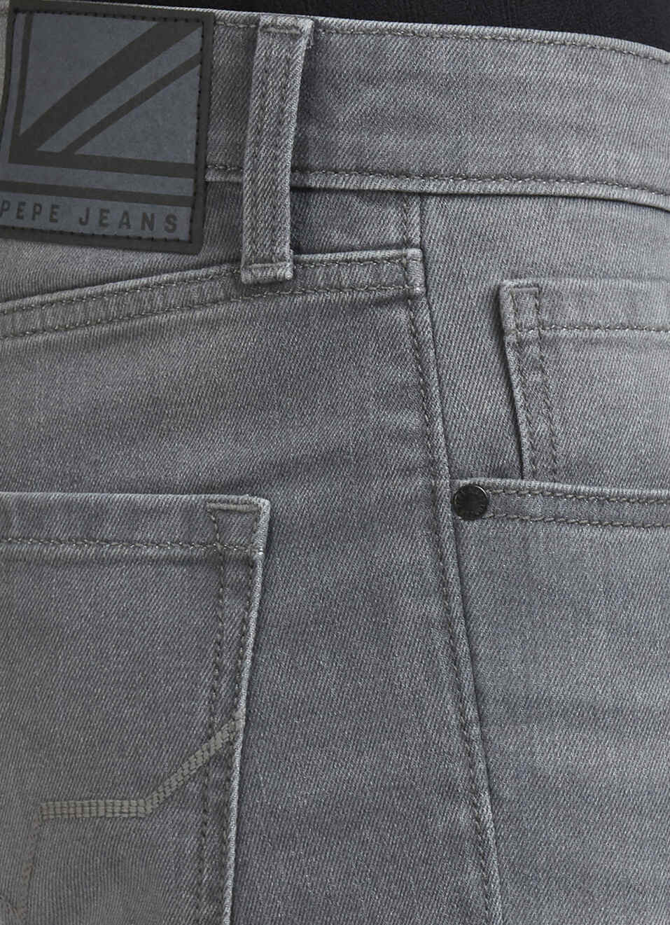 Vapour Grey Mid Waist Jeans, , large image number 4