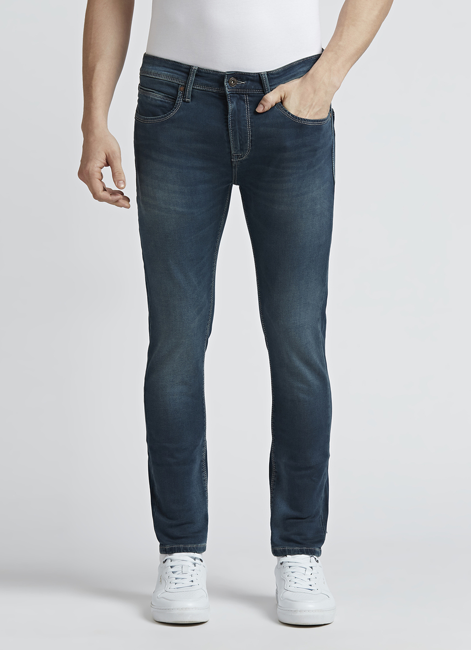 Oliver Blue Mid Rise Gymindigo Ankle Jeans, , large image number 2