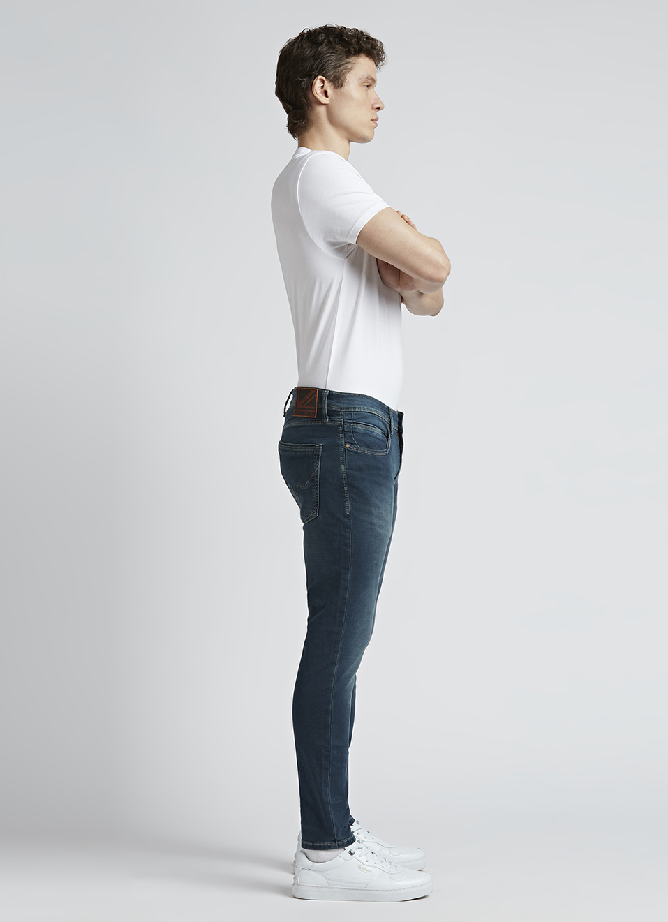 Oliver Blue Mid Rise Gymindigo Ankle Jeans, , large image number 6