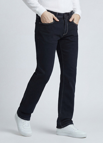 Holborne Black Holborne Mid Rise Straight Jeans