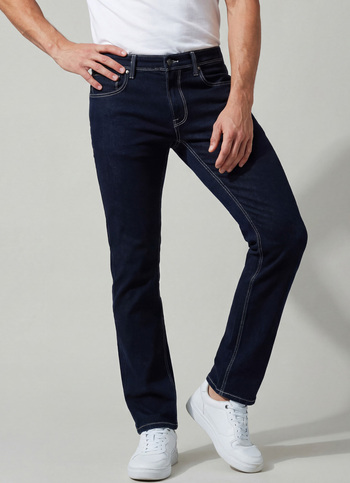 Danial Black Low Rise Tapered Jeans