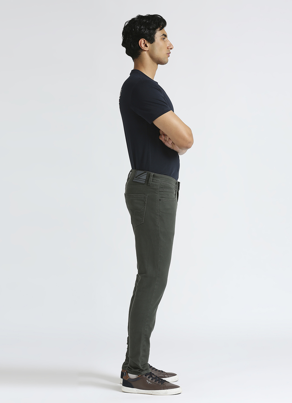 Chinox Olive Mid Waist Gymindigo Jeans, , large image number 5