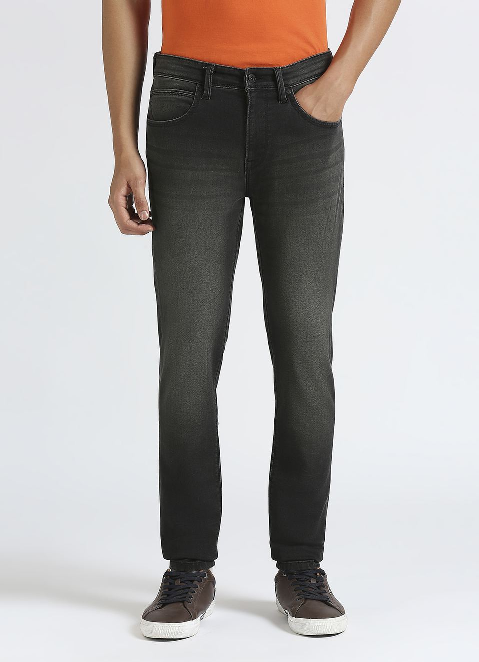 Chinox Black Mid Waist Gymindigo Jeans, , large image number 2