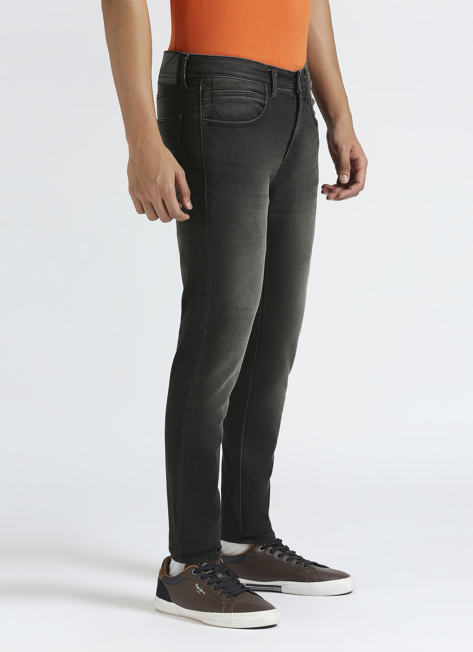 Chinox Black Mid Waist Gymindigo Jeans, , large image number 3