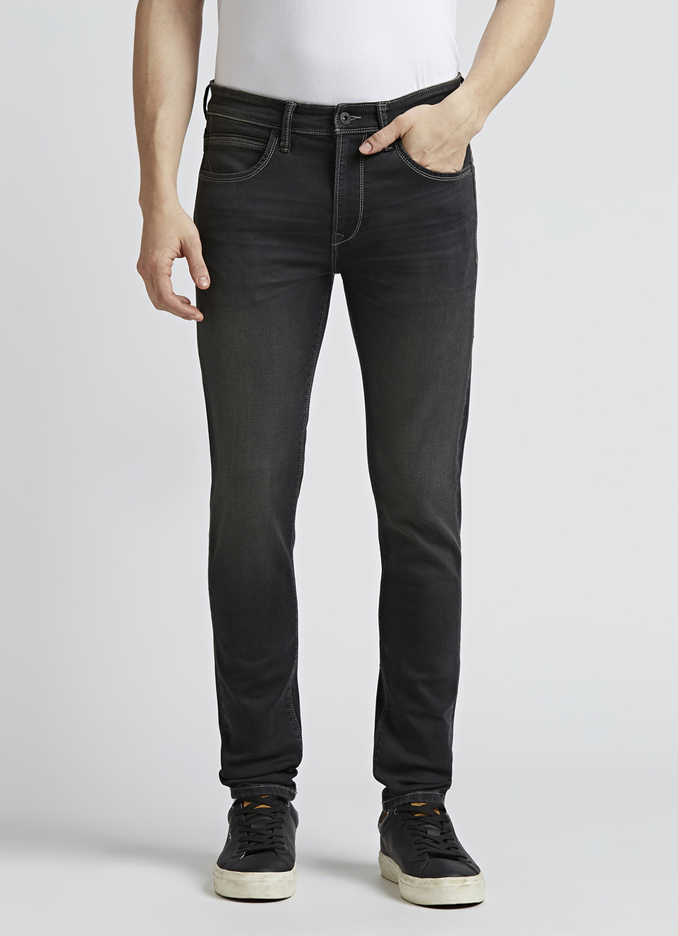Chinox Black Mid Waist Gymindigo Jeans, , large image number 2